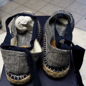 Brooks Brothers Blue Espadrilles